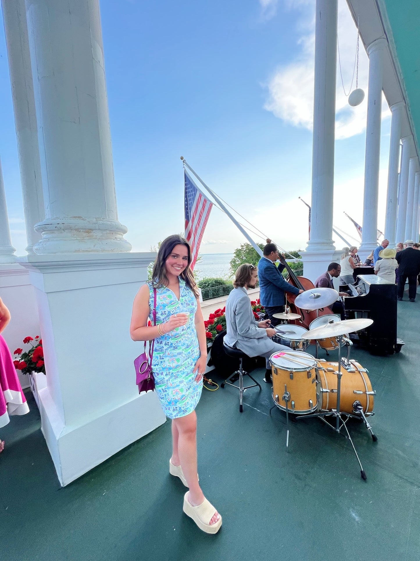 Mackinac Pretty Wear Katherine 1/4 Zip Dress