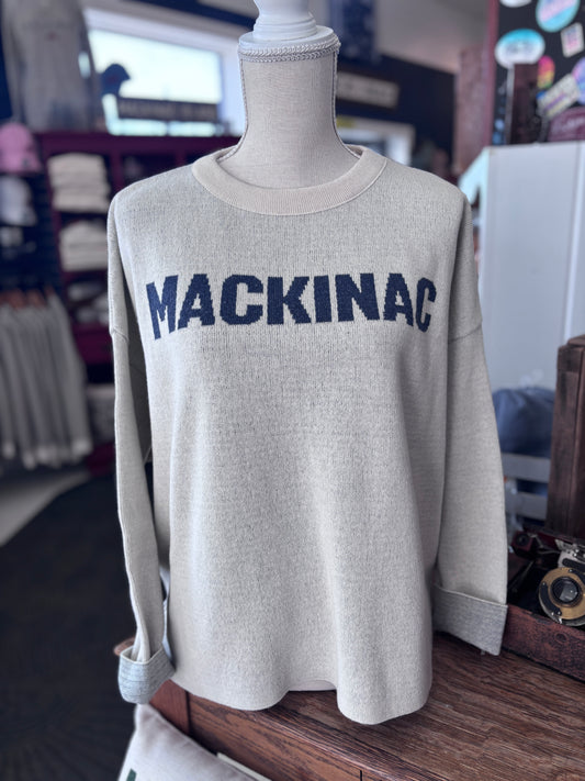 Boxy Mackinac Sweater Natural