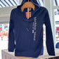 ART Tie Front Hoodie Vertical